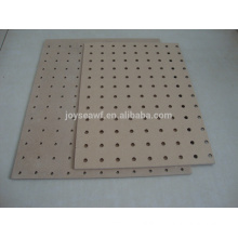 hot sale oblong mdf hole board plain mdf every 32mm one hole